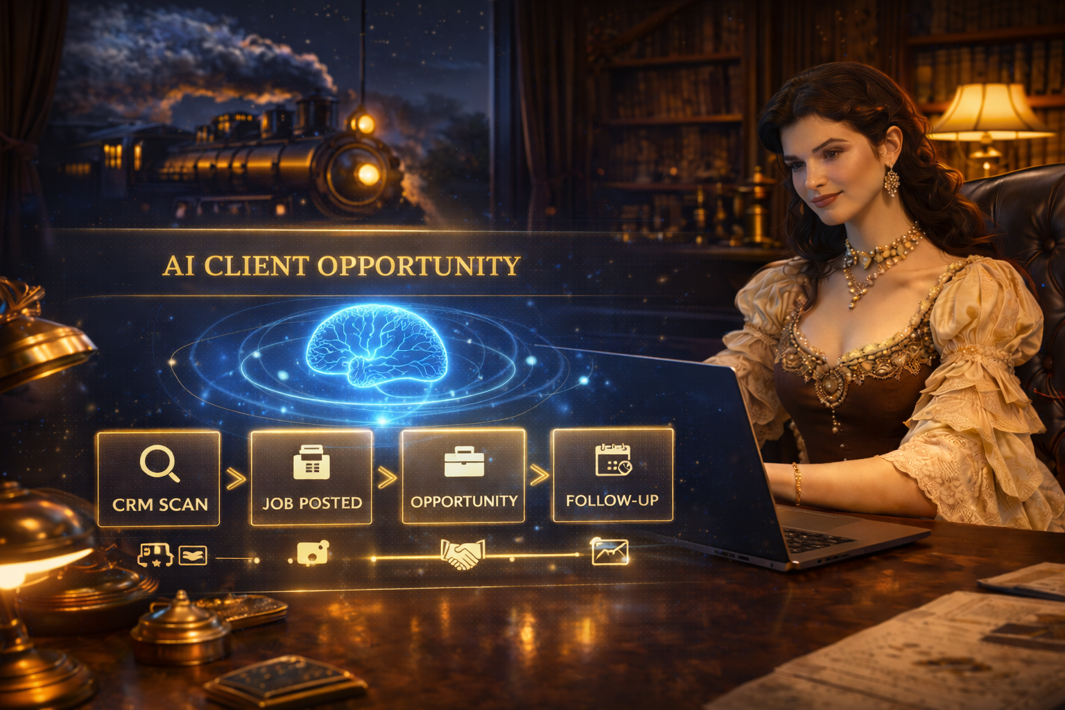 AI Client Opportunity Illustration